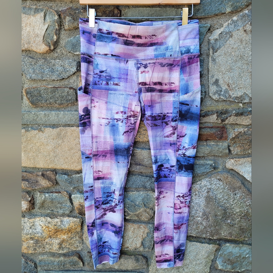 Lululemon Fast And Free Sunrise 25" Leggings